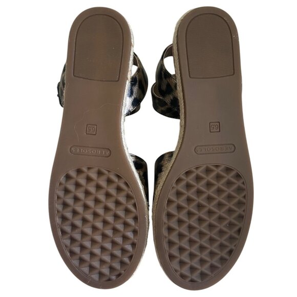 Aerosoles Women's Demarest Leopard Espadrille Sandals Size 6.5 New In Box - Picture 9 of 11
